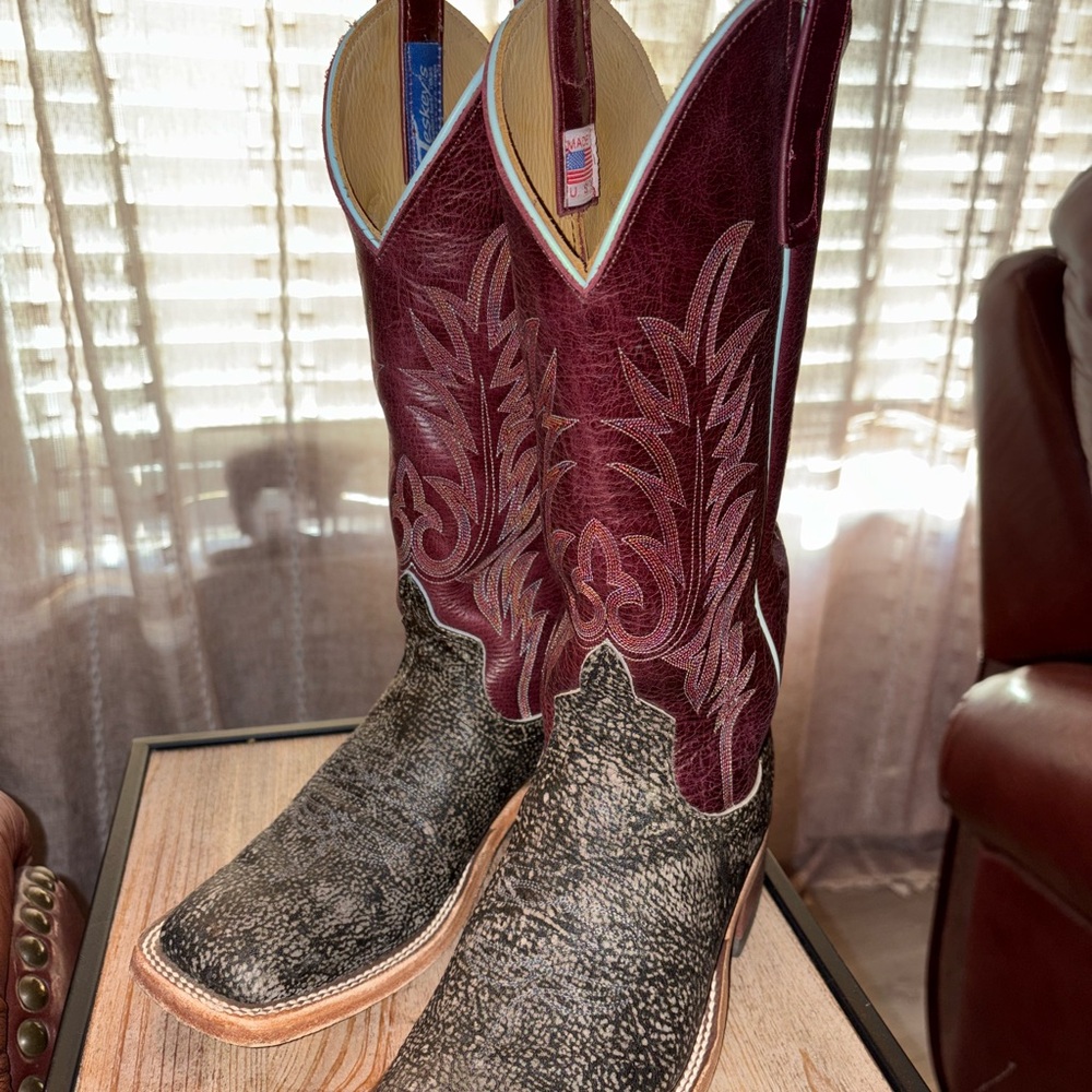 Anderson Bean Giraffe cowboy boot